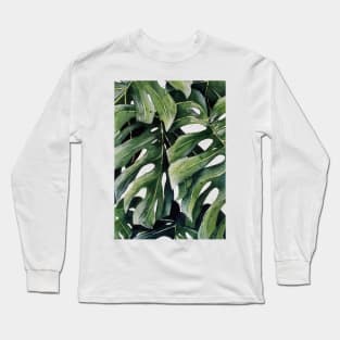 Monstera Leaves 7 Long Sleeve T-Shirt